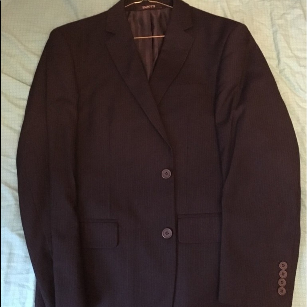 Enzotti black pinstripe suit - Picture 4 of 7